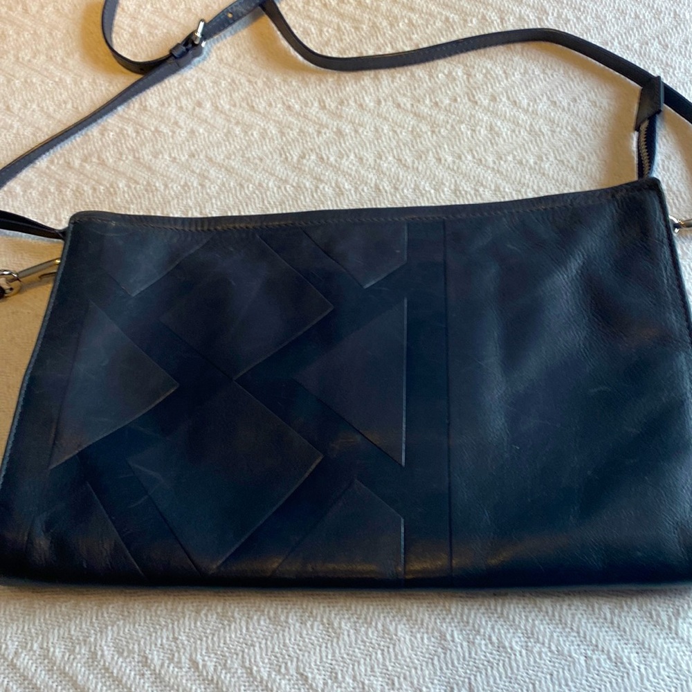 Christopher Koy handbag, navy, leather